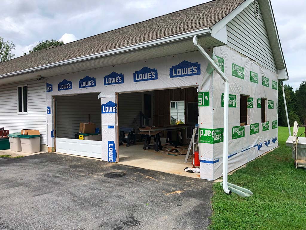 2-car garage addition